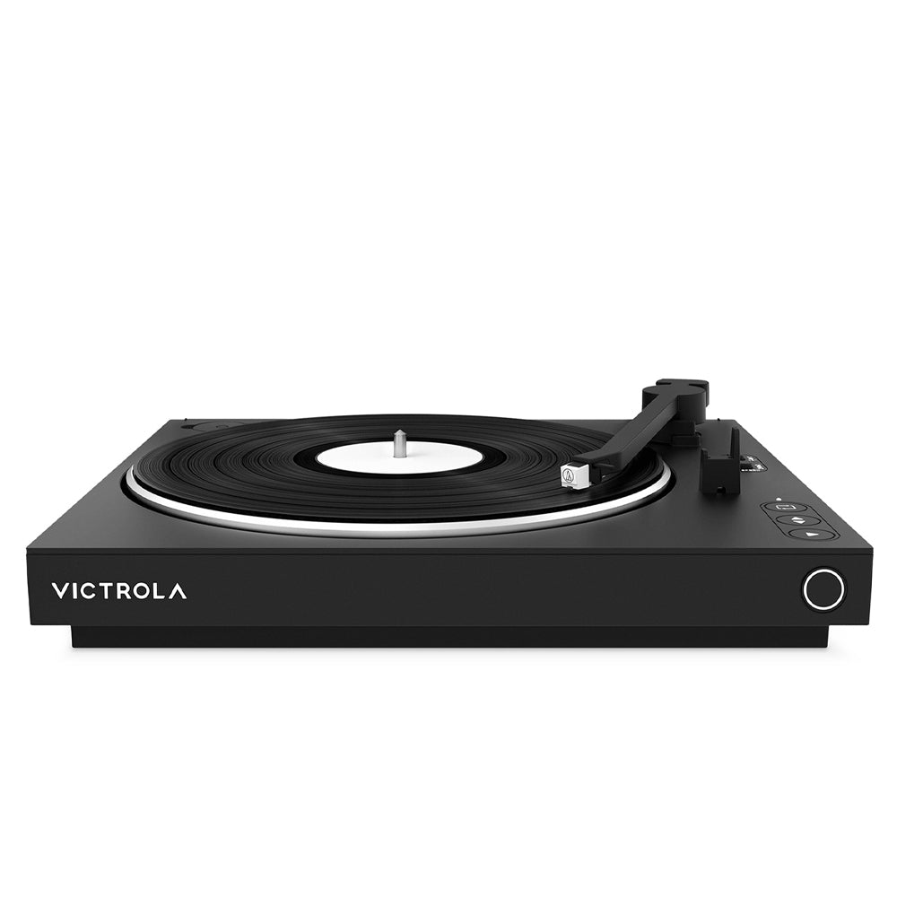 Victrola Automatic Turntable Black - American Made High Quality - Save $25 With FREE SHIPPING!