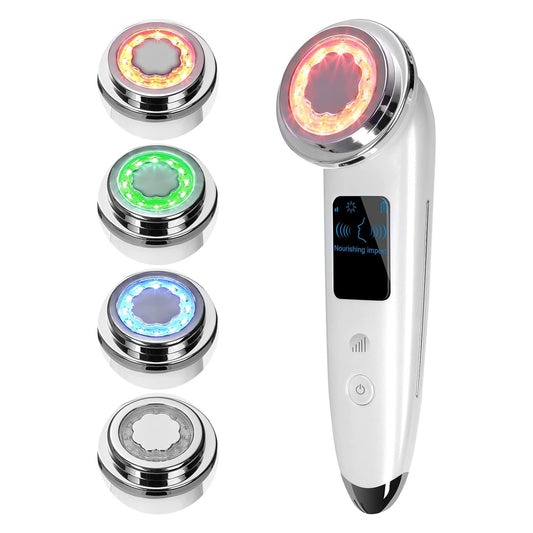 Beauty Co Face Lifting/Skin Tightener - EMS Therapy, Warm Massage, Vibration for Radiant & Firm Skin