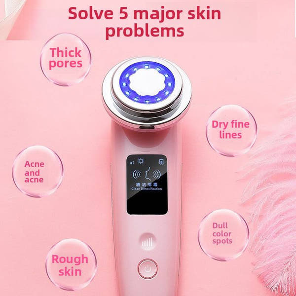Beauty Co Face Lifting/Skin Tightener - EMS Therapy, Warm Massage, Vibration for Radiant & Firm Skin