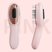 Electric Scalp Massager Comb with Red & Blue Light Therapy