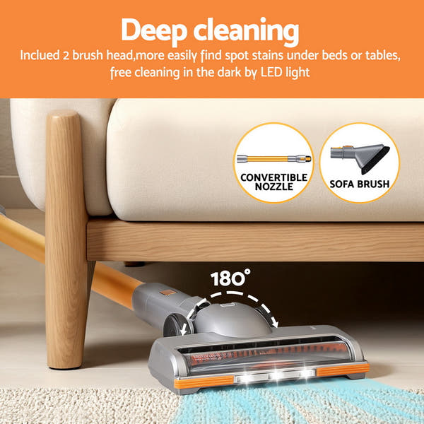 Devanti 300W Stick Vacuum Cleaner Cordless