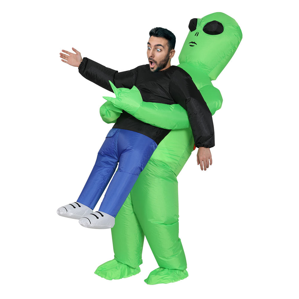 👽Inflatable Green Alien Costume for Adults