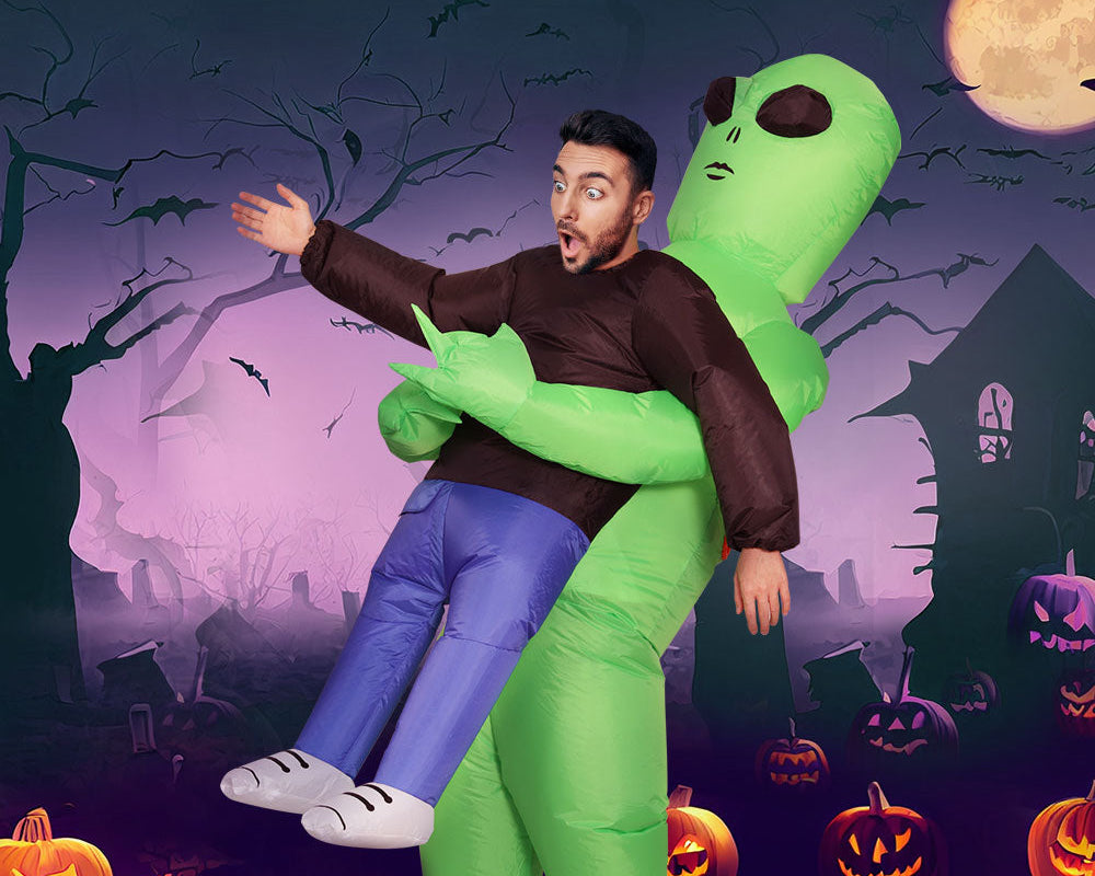 👽Inflatable Green Alien Costume for Adults