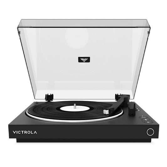 Victrola Automatic Turntable Black - American Made High Quality - Save $25 With FREE SHIPPING!
