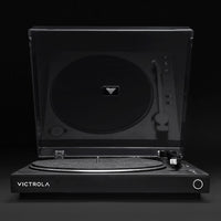 Victrola Automatic Turntable Black - American Made High Quality - Save $25 With FREE SHIPPING!