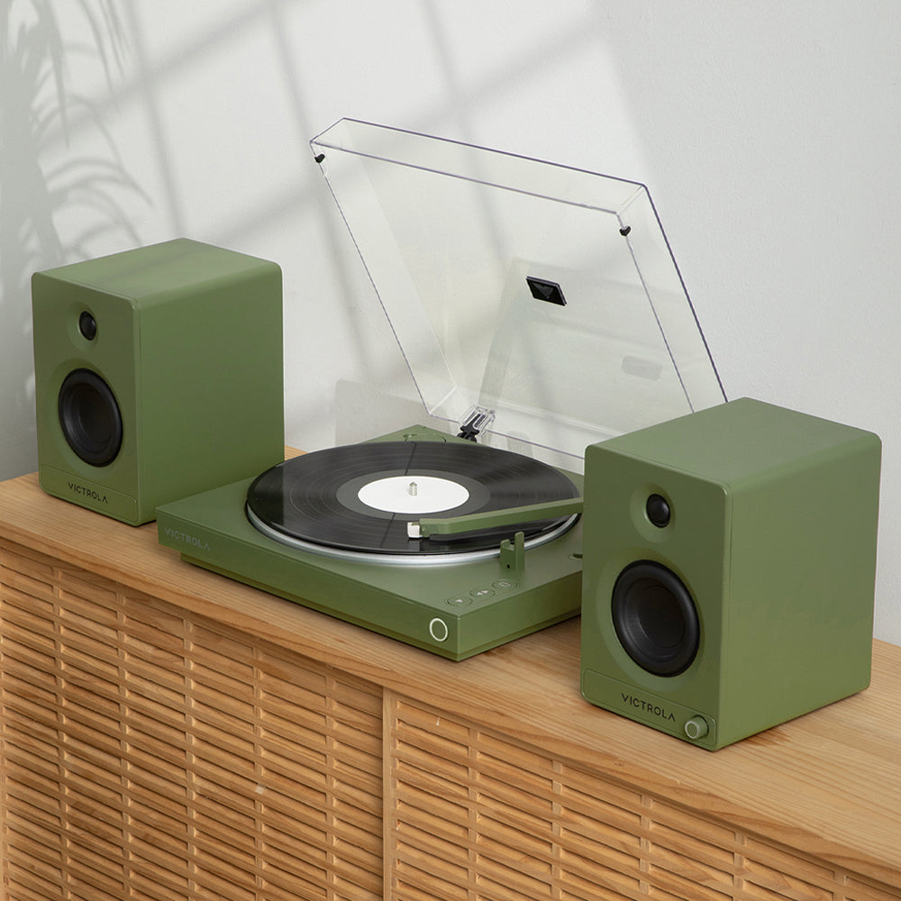 Victrola Automatic Turntable - Green FREE SHIPPING