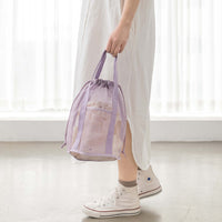 Green Mesh Beach Bag