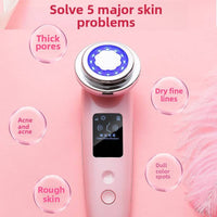 Beauty Co Face Lifting/Skin Tightener - EMS Therapy, Warm Massage, Vibration for Radiant & Firm Skin