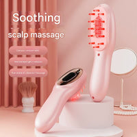 Electric Scalp Massager Comb with Red & Blue Light Therapy