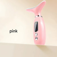 Multi-Functional Neck & Face Beauty Massager Pink